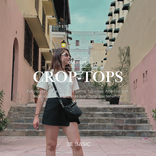 Oversize Crop Tops